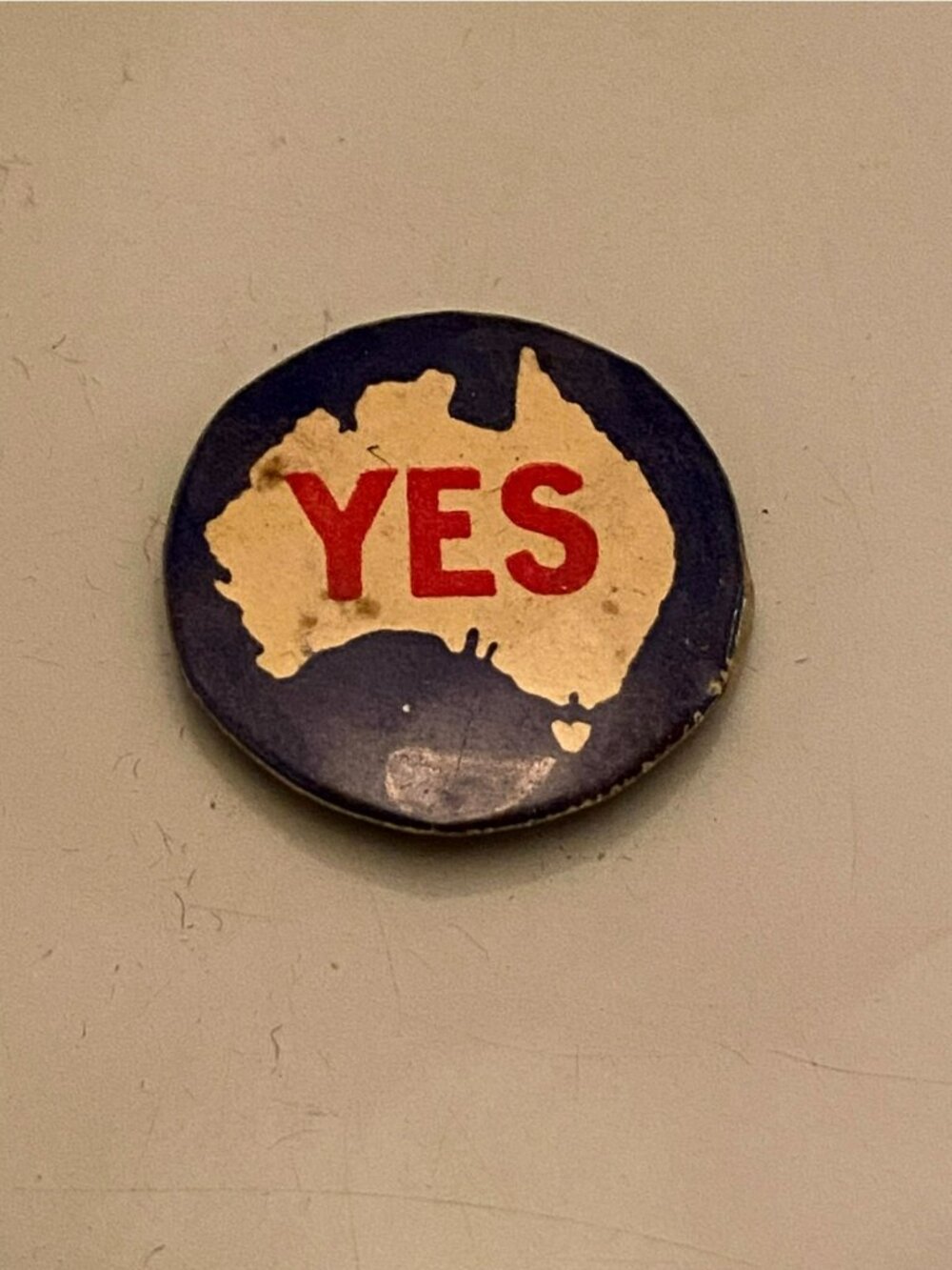 Rare WWI Australia YES Pro Conscription WWI World War I1914-1918 Pinback Button